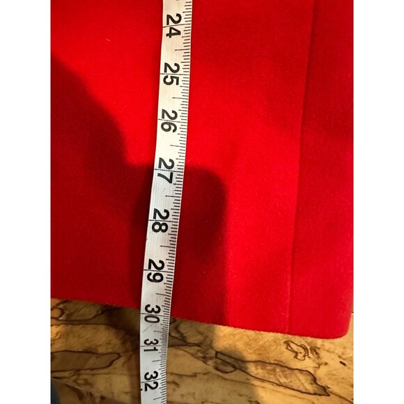 Vintage Charter Club Red Wool Cashmere Angora Blazer Women’s 12 – Lined - Picture 8 of 11